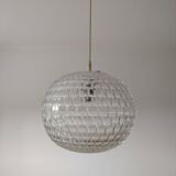 Superb vintage diamond ceiling light for Erco