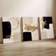 Set of 3 hand-painted abstract paintings – Contemporary art