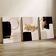 Set of 3 hand-painted abstract paintings – Contemporary art