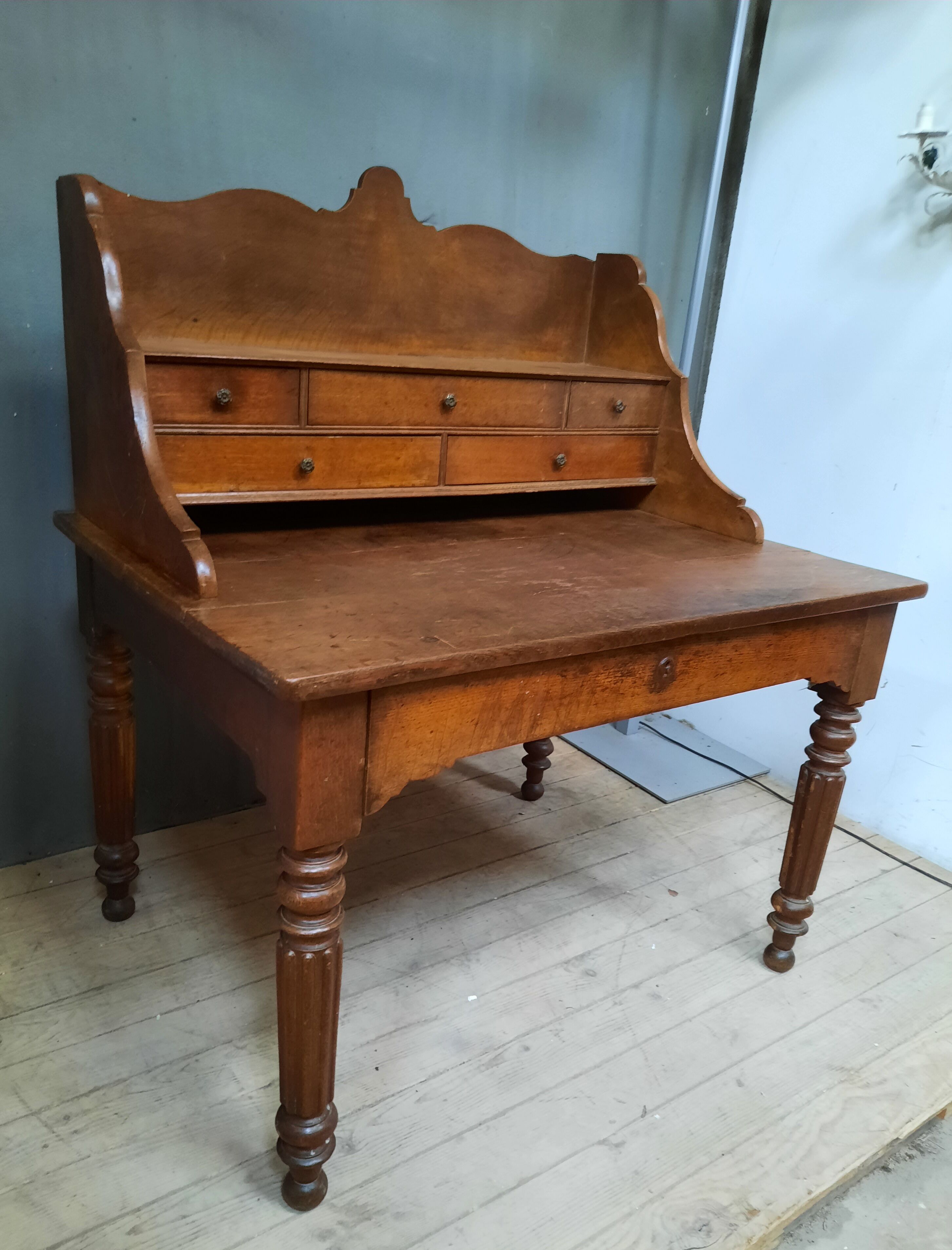 Rustic stepped office