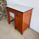 Vintage mini desk with formica top / side table