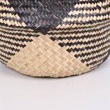 Collapsible Woven Storage Basket,Vegetable and Fruit Basket, Laundry Basket