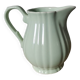 Vintage carafe pitcher Salins les Bains France mint green