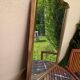 Mirror in wood 80x50cm