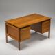 Mid-Century Teak Freestanding Desk from GV Møbler, 1970s