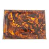Vintage plexiglass tray 1970