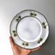 Lot de 3 assiettes céramique
