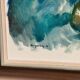 Original Swedish Oil on Canvas – "Abstract Composition" by Bergengren – Signed – Dated 1970 – Framed – 69 × 54 cm (27.2" × 21.3")