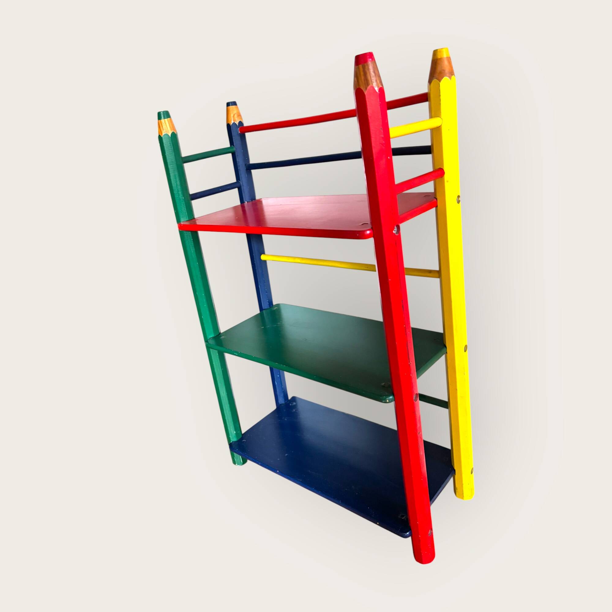Étagère post-moderne « Clairefontaine » par Pierre Sala, France 1980