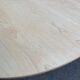 Table scandinave ovale extensible Baumann décapée en teck brut 240cm 1960