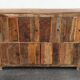 Armoire en bois ancien. 8 portes.