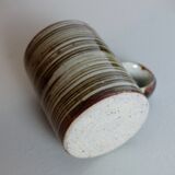 Set of 5 stoneware espresso cups