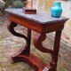 Console XIX Ème D'époque Restauration En Acajou