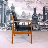 Danish model 341 desk chair in teak by Arne Vodder for Sibast, 1960s