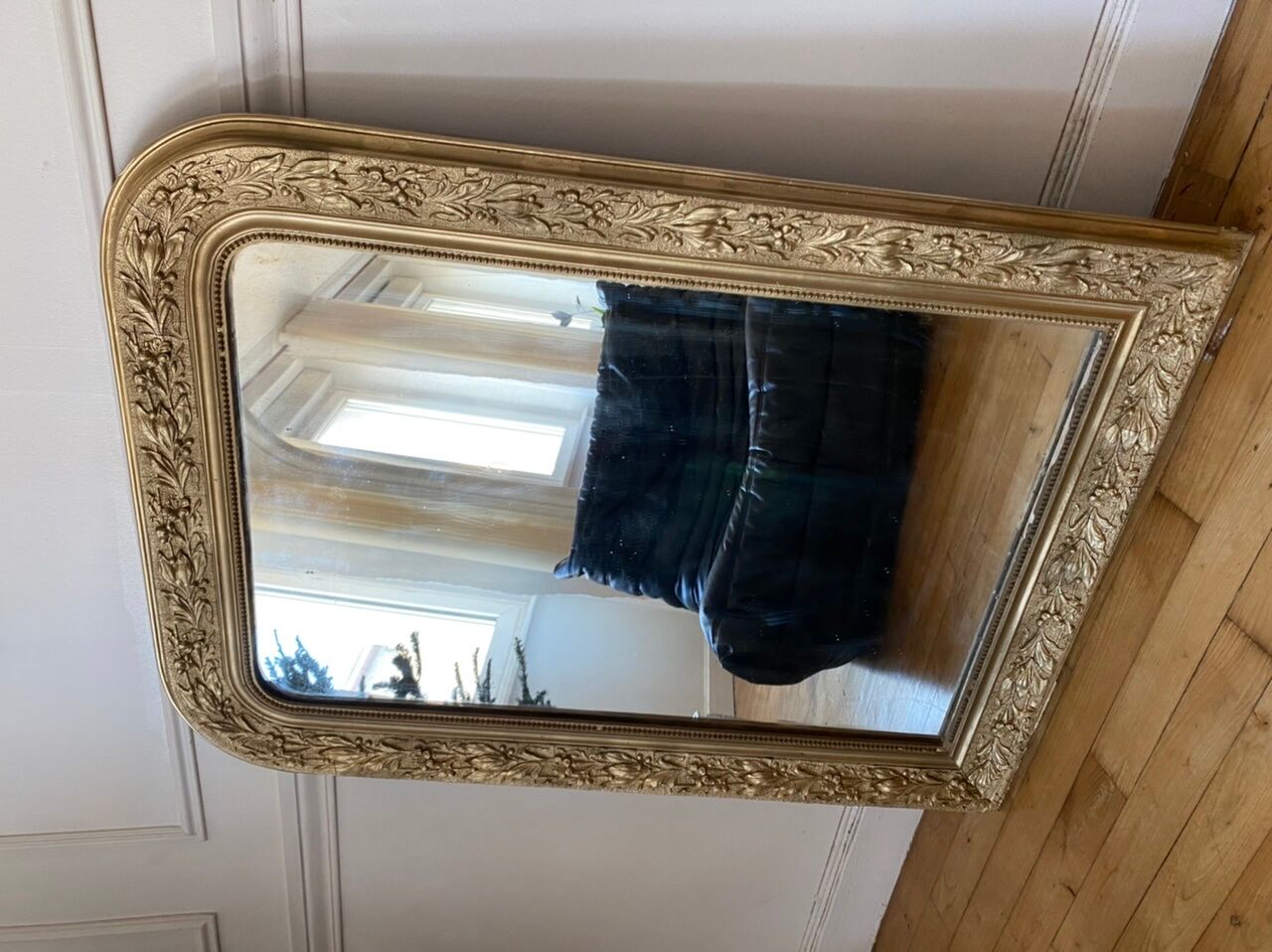 Miroir Louis Philippe doré