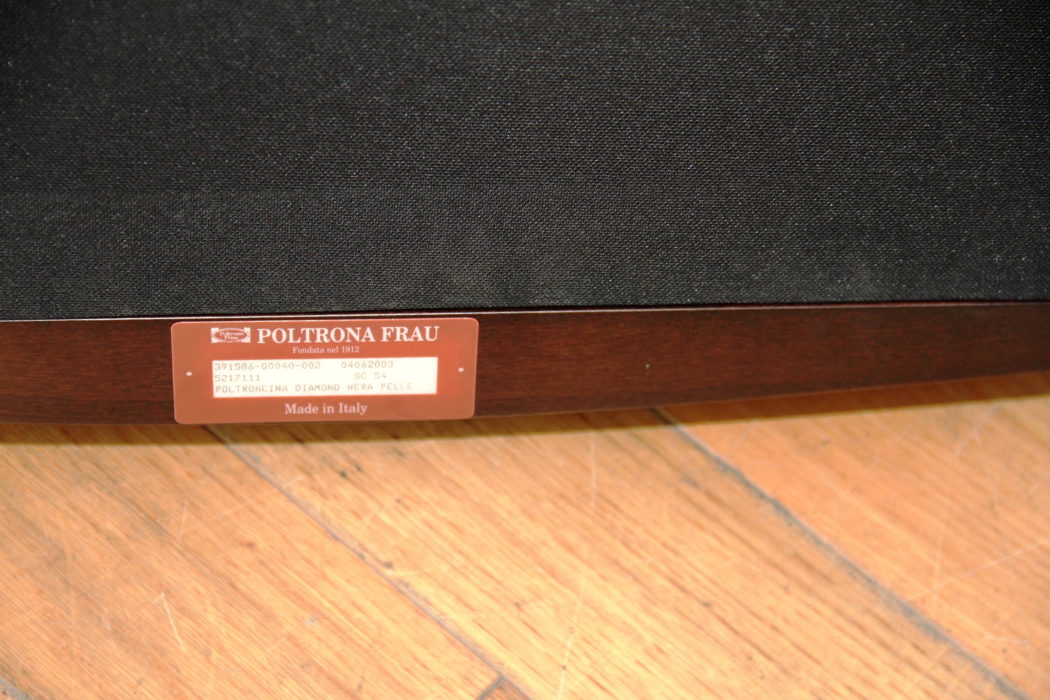 Paire de fauteuils Diamond, Poltrona Frau