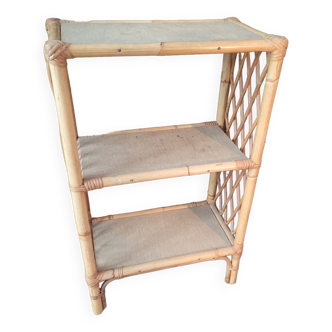 Rattan shelf