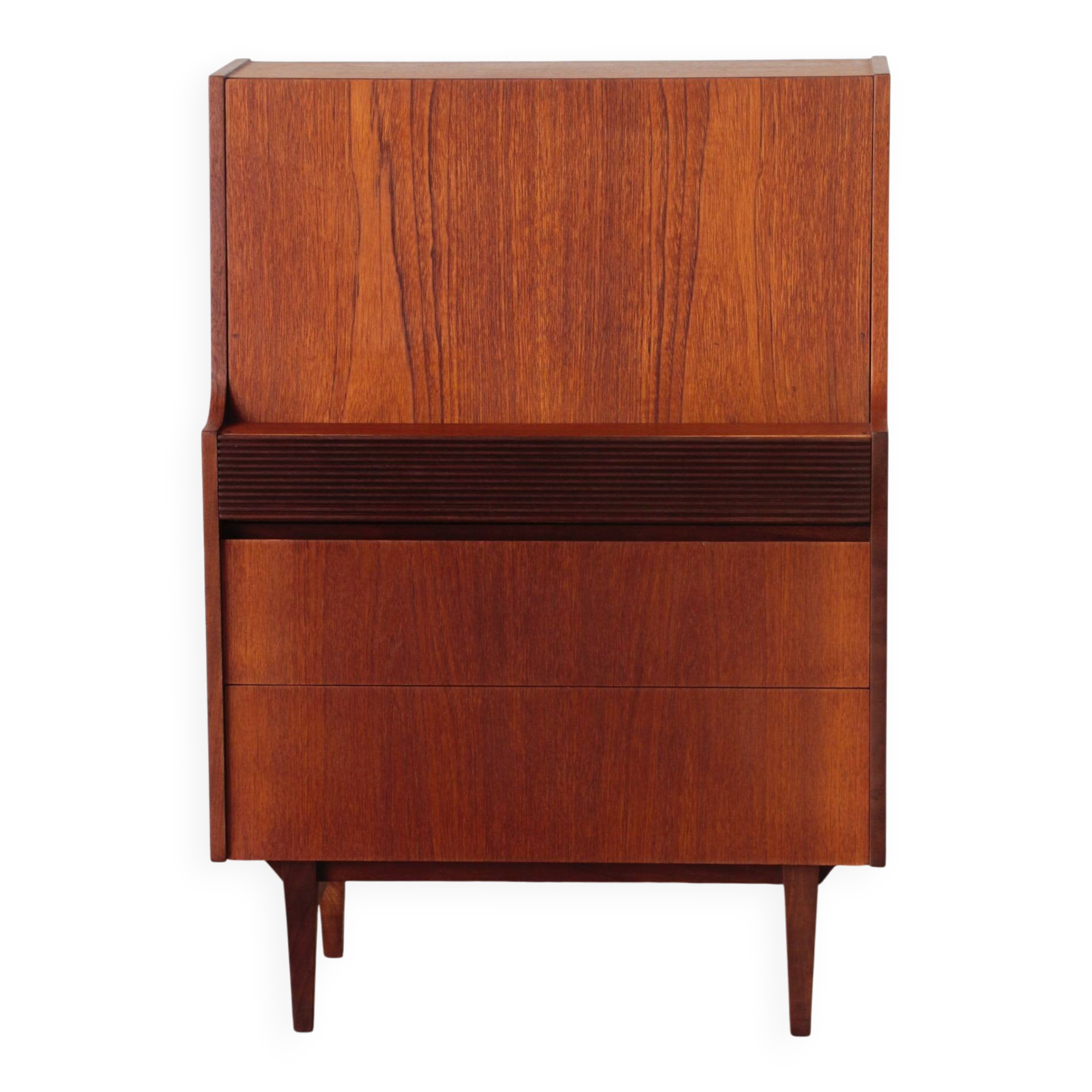 Vintage teak desk by Elliots of Newbury – 1960s design