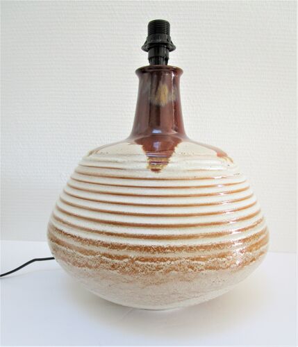 Pied de lampe céramique italienne années 70