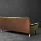 Vintage Danish Mid-Century Modern Green 3-Seater Sofa by Folke Ohlsson