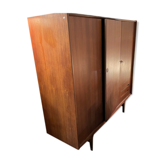 Scandinavian cabinet 3 doors 3 drawers 1960