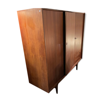 Armoire scandinave 3 portes 3 tiroirs 1960