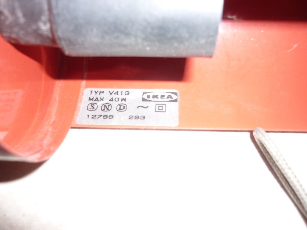 Vintage TYP V413 Ikea wall lamps