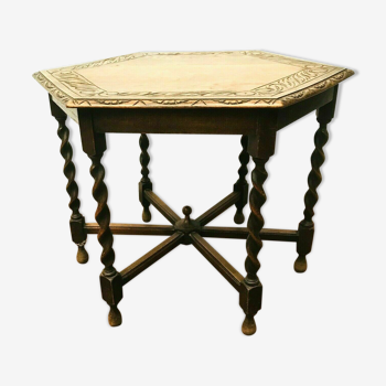 Side table in oak