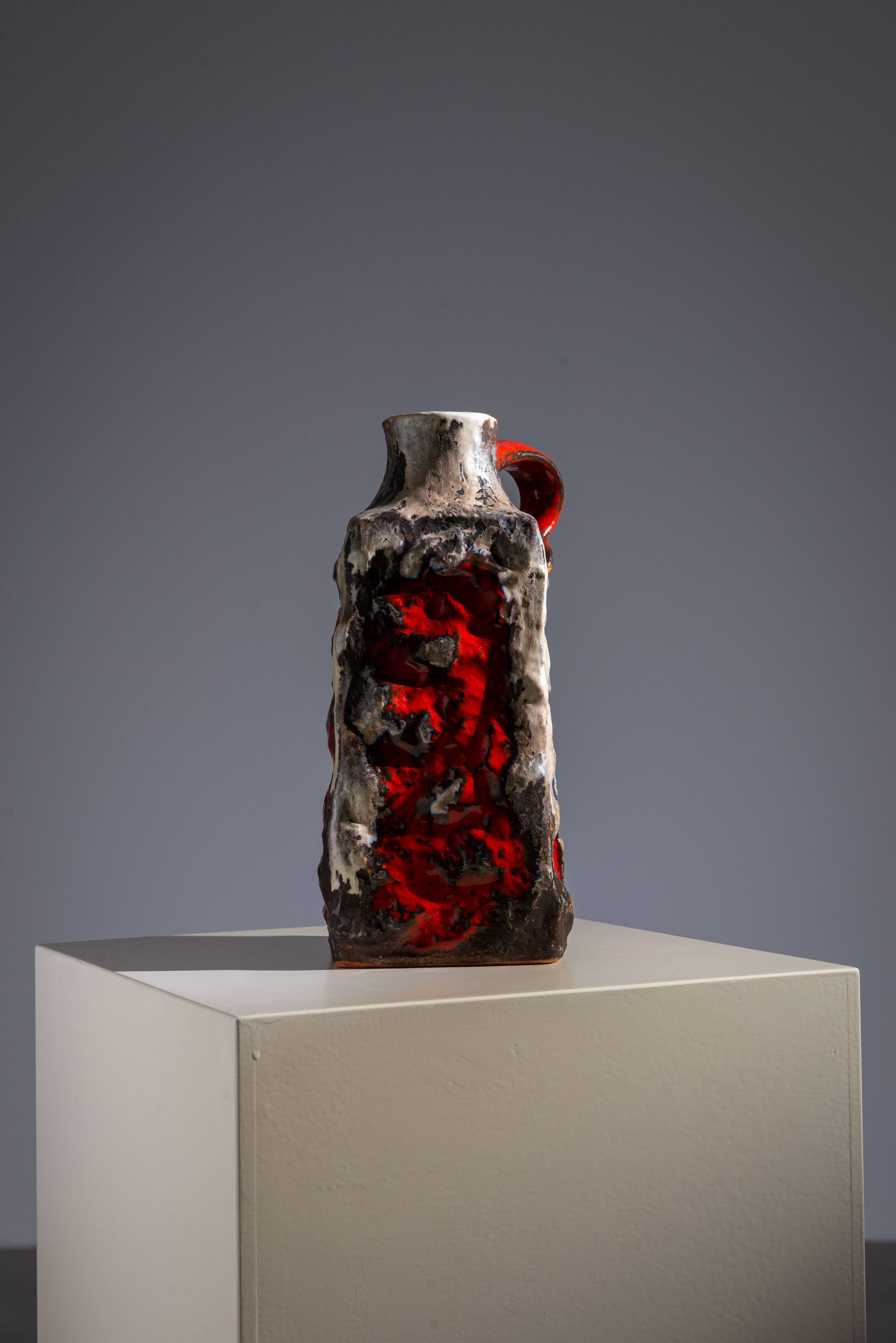 Übelacker Keramik W-Germany fat lava vase