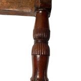 Mahogany bergère chair, stamped, Empire period