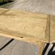Renovated oak art deco farm table