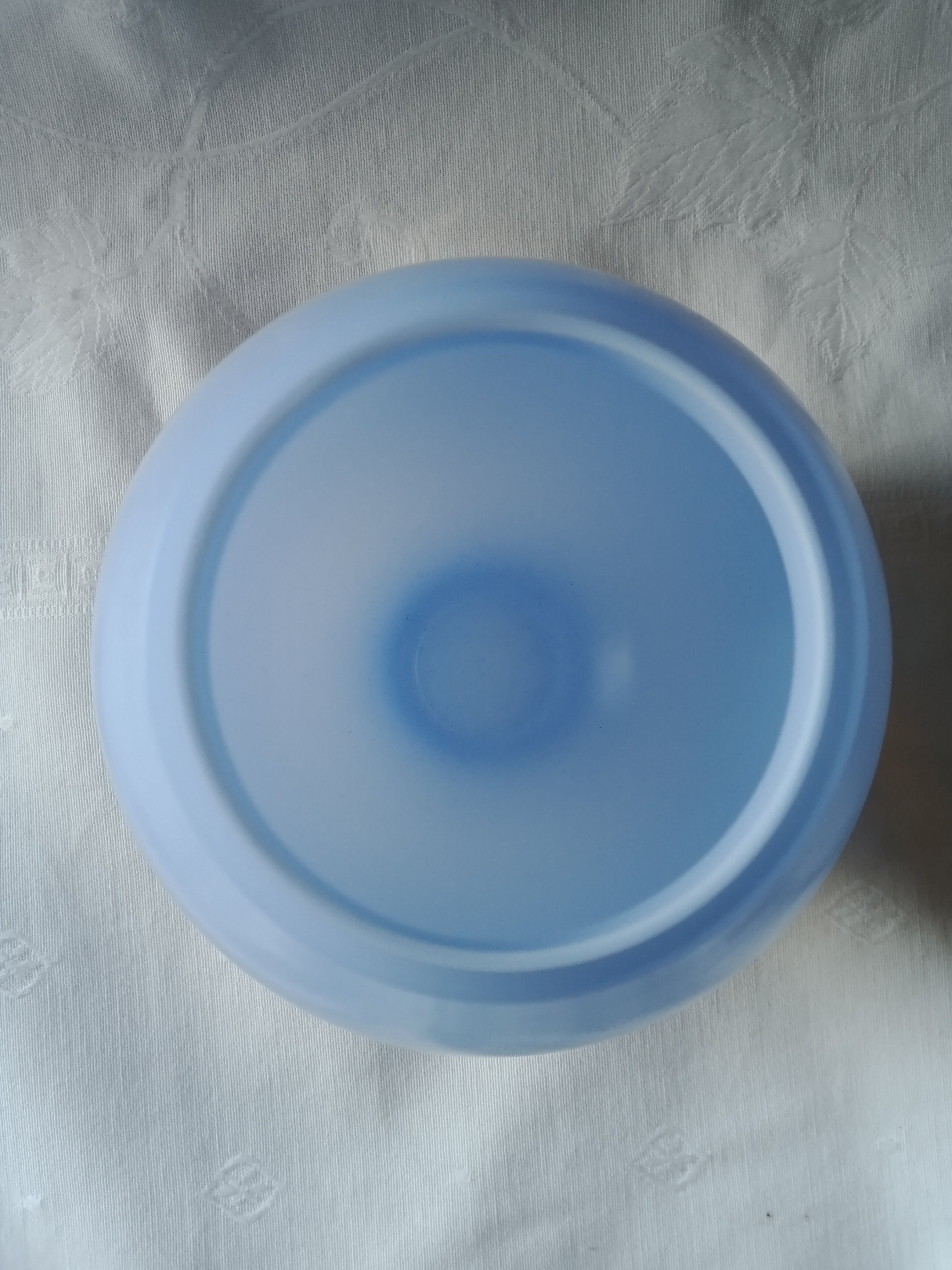 blue opaline vase Villeroy and Bosh