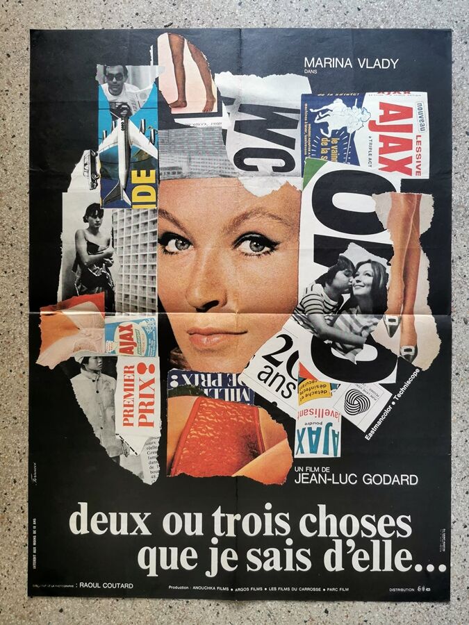 Original poster 1967 two or three things i know about her jean luc godard