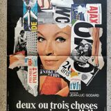 Original poster 1967 two or three things i know about her jean luc godard