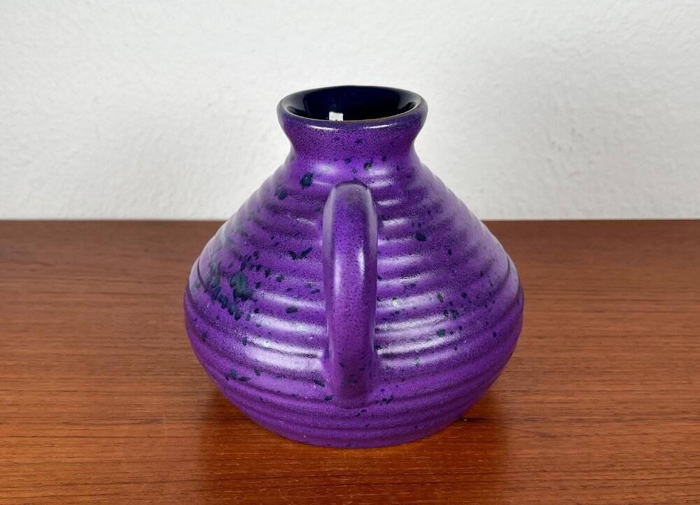 Cruche vintage allemande violette de Marei Majolikafabrik Jean Fuss & Sohn, Rheinbach, années 1970