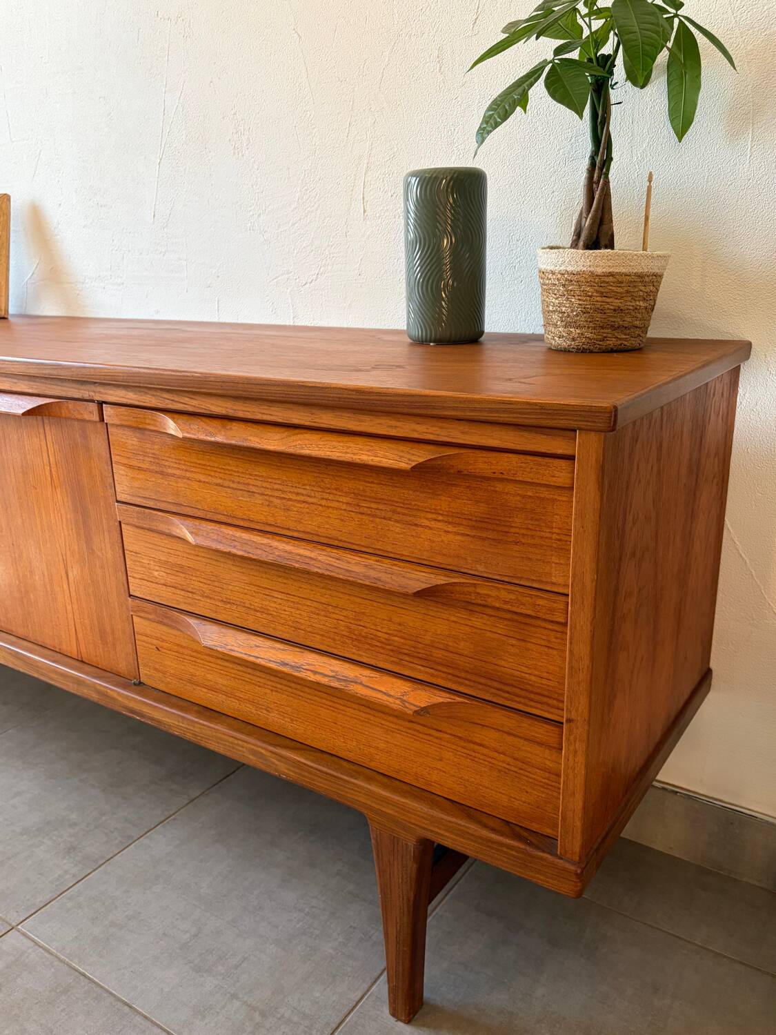 Vintage Scandinavian teak sideboard