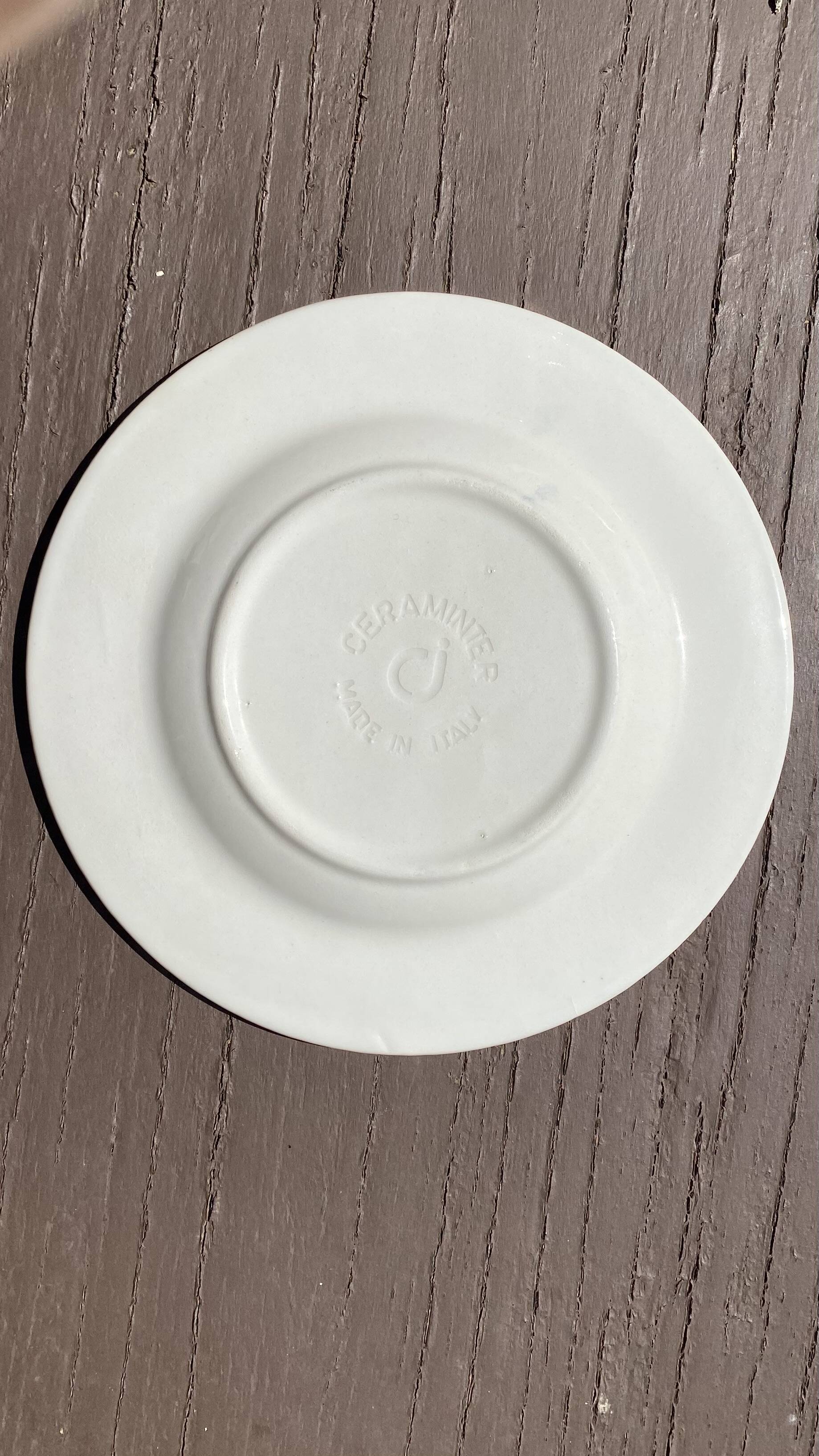 Set of vintage flat plates Ceraminter (Italy)