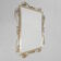 Miroir à facettes vintage dans cadre en aluminium