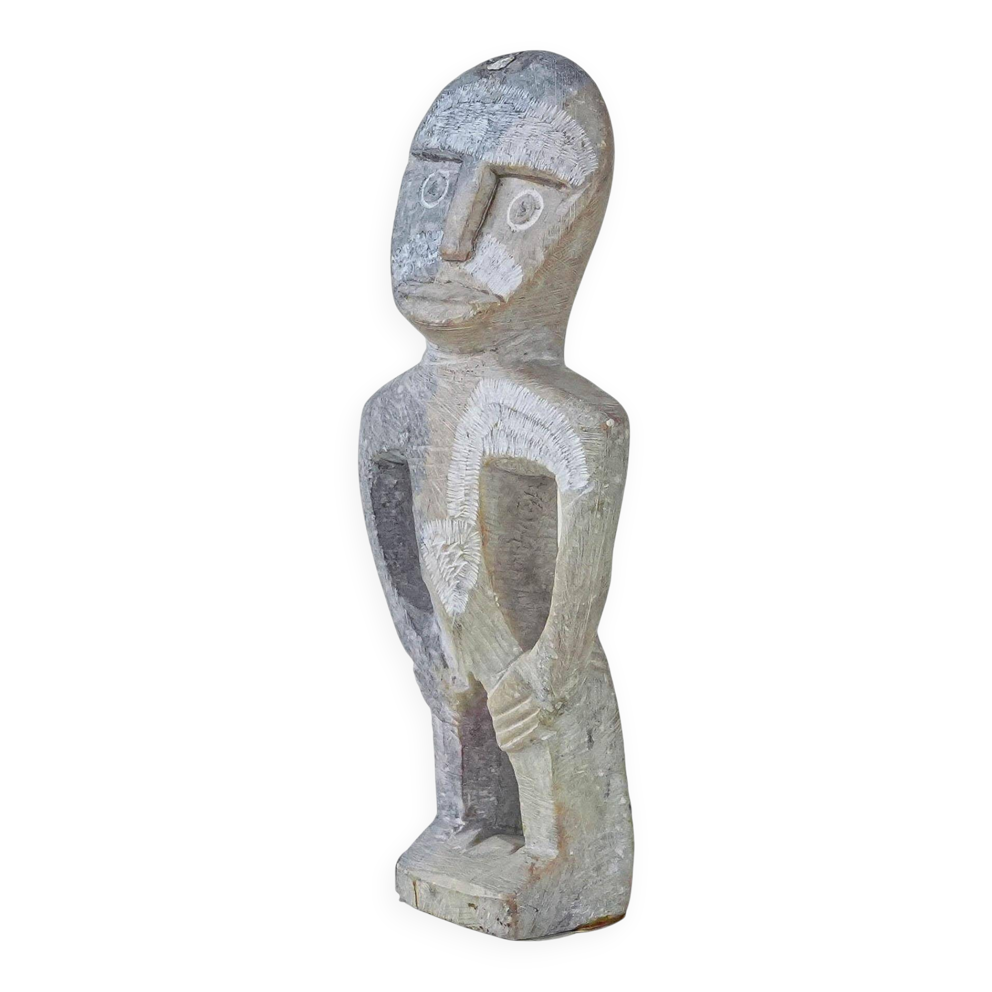 Stone totem figurine, Danish design, 1970s, production: Denmark