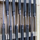 Box of 12 vintage Morel knives in Arles