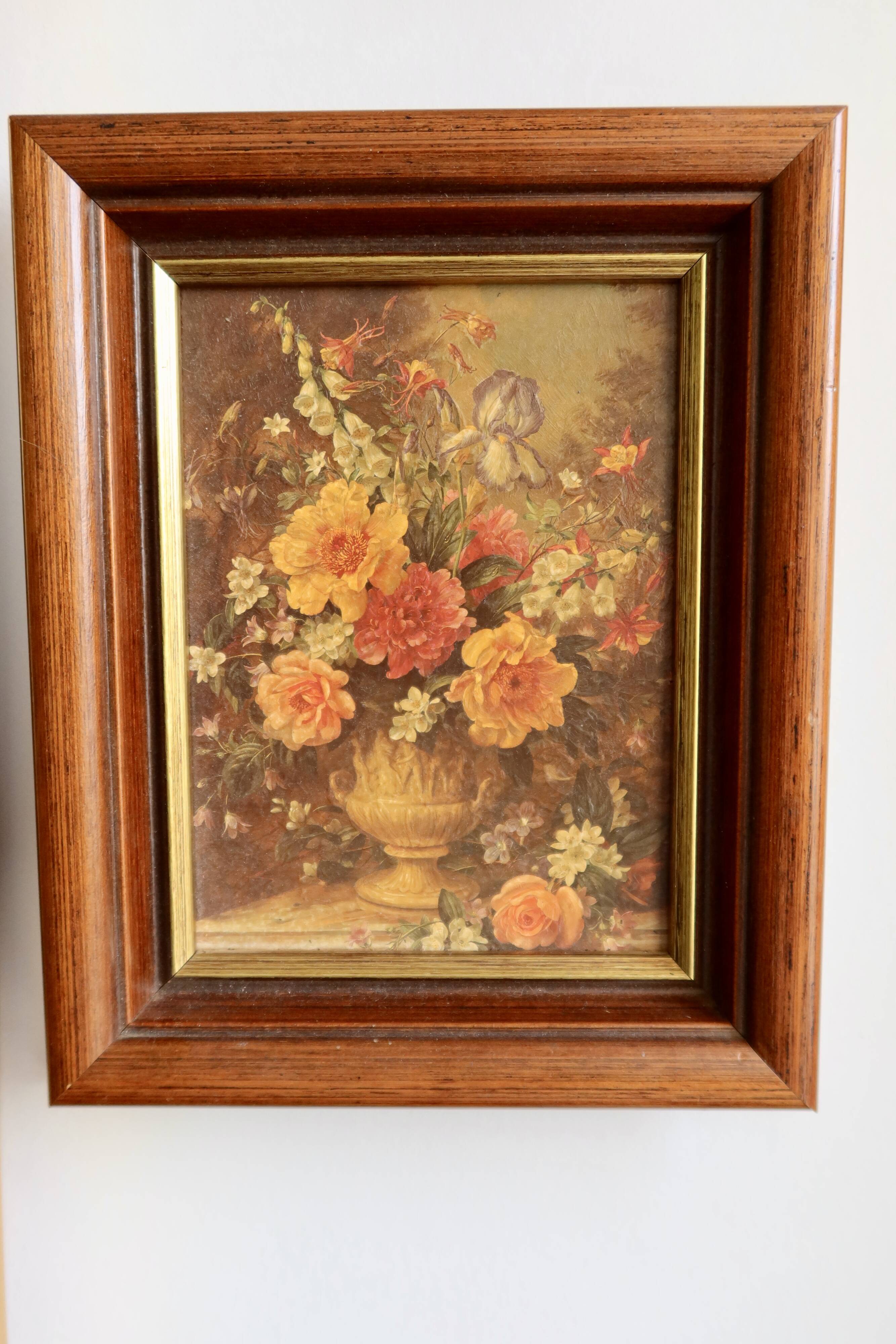 Vintage oil on canvas "The glory of nature" signed A.Williams