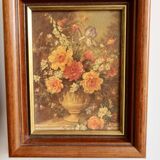 Vintage oil on canvas "The glory of nature" signed A.Williams