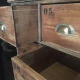 Apothecary line 20 drawers early 20th century