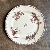 HB & Cie round brown ironstone dish