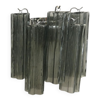 Gray murano glass wall light “tronchi” -1l