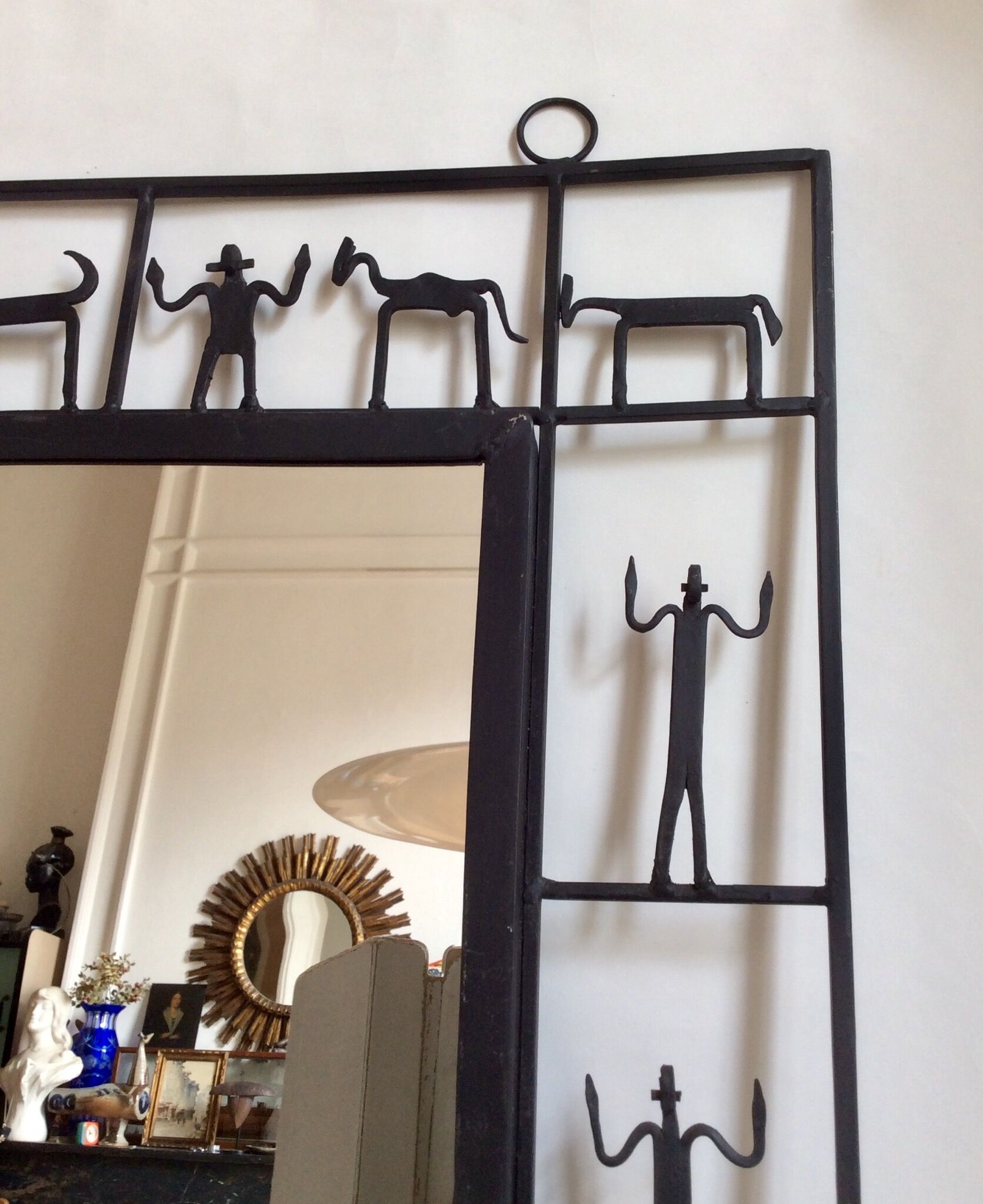 Brutal iron mirror 60x80cm