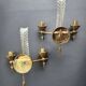 Pair of antique Art Deco wall sconces