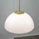 Italian Space Age Pendant in Brass and Acrylic Glass, 1970s