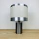 Reggiani cylinder lamp brushed metal 70s