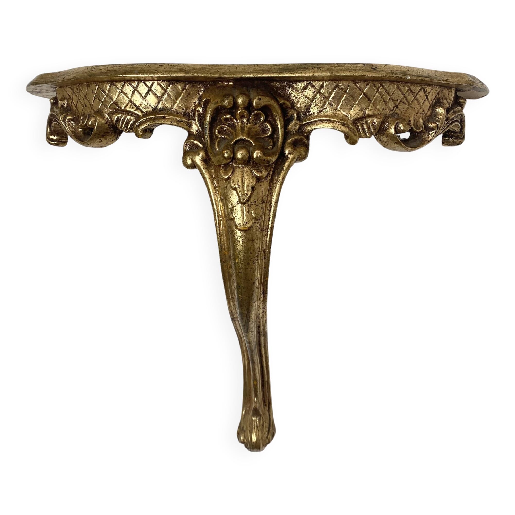 Rockery style wall console